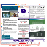 Iowa & Federal Labor Law Poster English