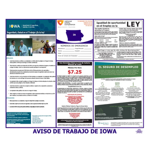 Iowa Labor Law Poster Spanish