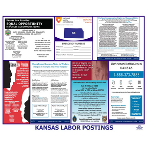 Kansas Labor Law Poster English