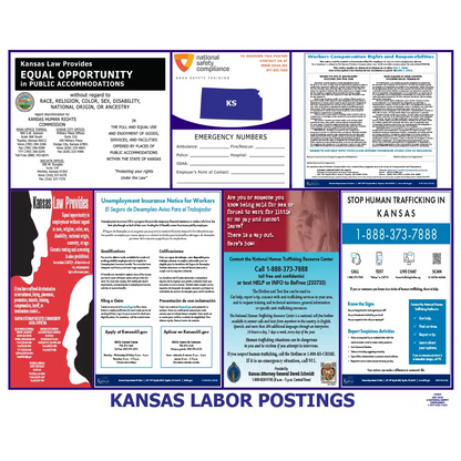 Kansas Labor Law Poster English