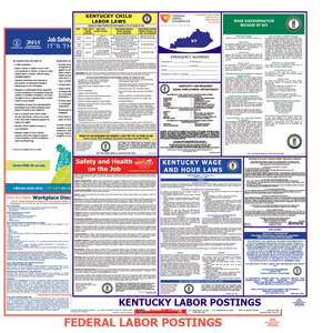 Kentucky & Federal Labor Law Poster English