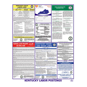 Kentucky Labor Law Poster English