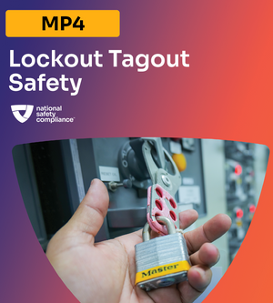 Lockout/Tagout-Control of Hazardous Energy MP4 (English & Spanish)