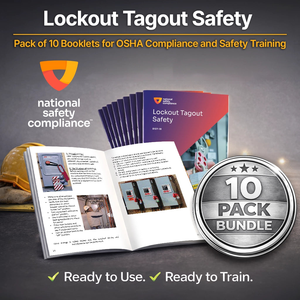 Lockout/Tagout Training Booklets (pkg of 10)