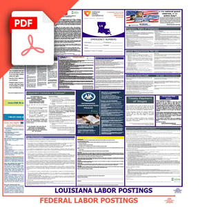 Louisiana & Federal Labor Law Posters PDF Downloads