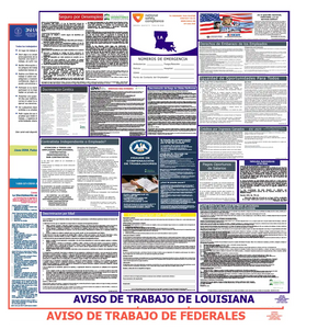 Louisiana & Federal Labor Law Poster