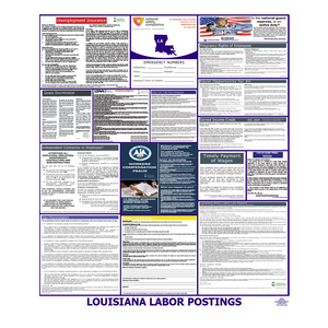 Louisiana Labor Law Poster English