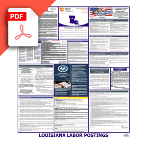 Louisiana Labor Law Poster PDF Download