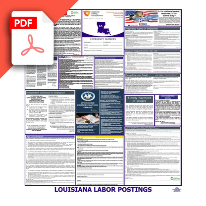 Louisiana Labor Law Poster PDF Download