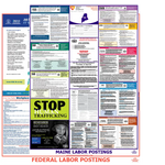 Maine & Federal Labor Law Poster English