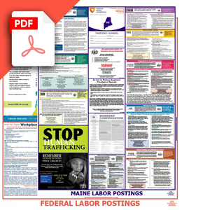 Maine & Federal Labor Law Posters PDF Downloads