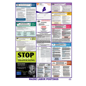Maine Labor Law Poster English