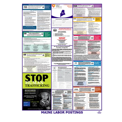 Maine Labor Law Poster English
