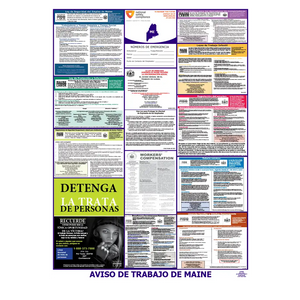 Maine Labor Law Poster Spanish