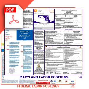 Maryland & Federal Labor Law Posters PDF Downloads