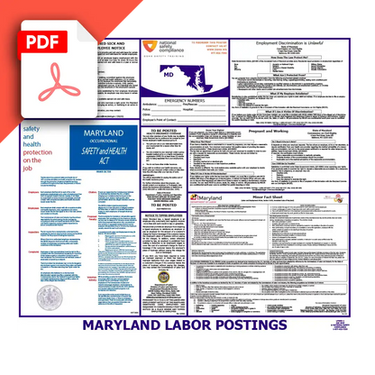 Maryland Labor Law Posters PDF Download Poster