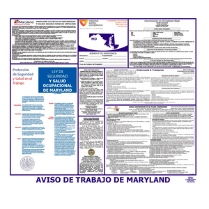 Maryland Labor Law Poster Spanish