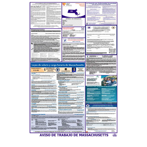 Massachusetts Labor Law Poster Spanish