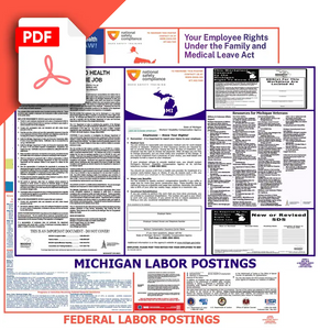 Michigan & Federal Labor Law Posters PDF Downloads