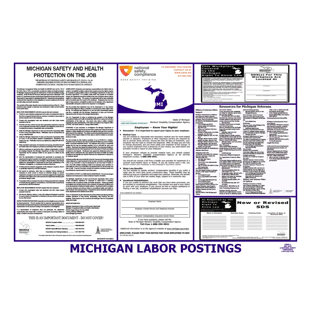 Michigan Labor Law Poster