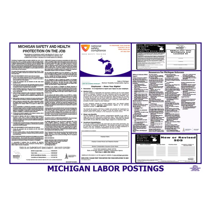 Michigan Labor Law Poster English