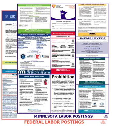 Minnesota and Federal Labor Law Posters