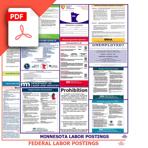 Minnesota & Federal Labor Law Posters PDF Downloads