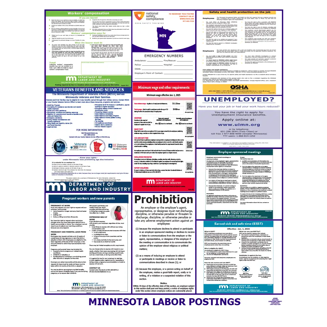 Minnesota Labor Law Poster