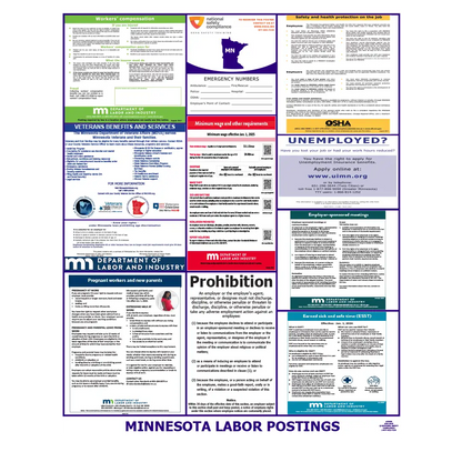 Minnesota Labor Law Poster English