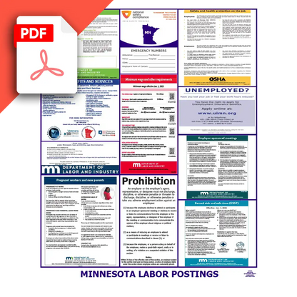 Minnesota Labor Law Poster PDF Download