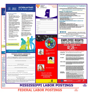 Mississippi and Federal Labor Law Posters