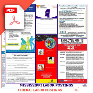 Mississippi & Federal Labor Law Posters PDF Download
