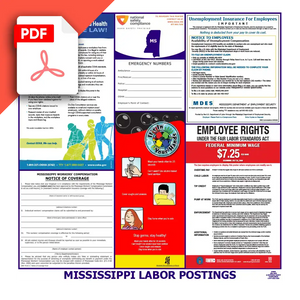 Mississippi Labor Law Poster PDF Download