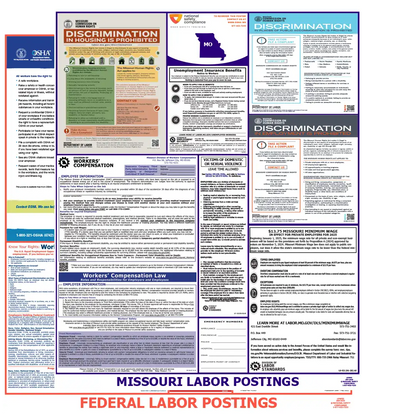 Missouri & Federal Labor Law Posters English