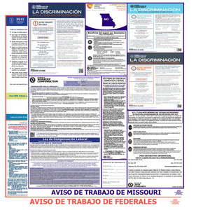 Missouri & Federal Labor Law Poster Spanish