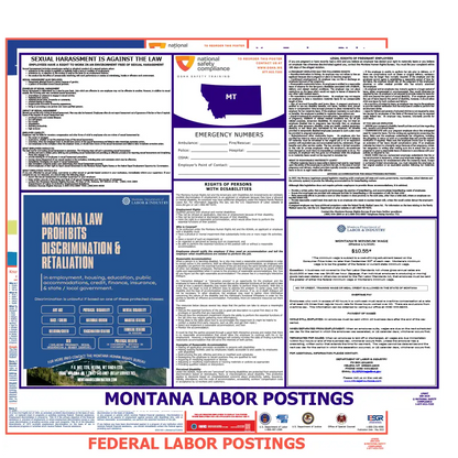 Montana & Federal Labor Law Posters English