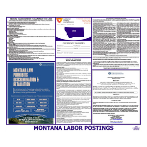 Montana Labor Law Poster English