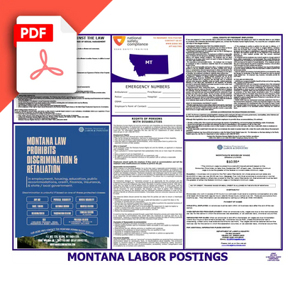 Montana Labor Law Poster PDF Download