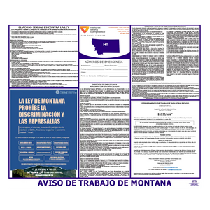 Montana Labor Law Poster Spanish