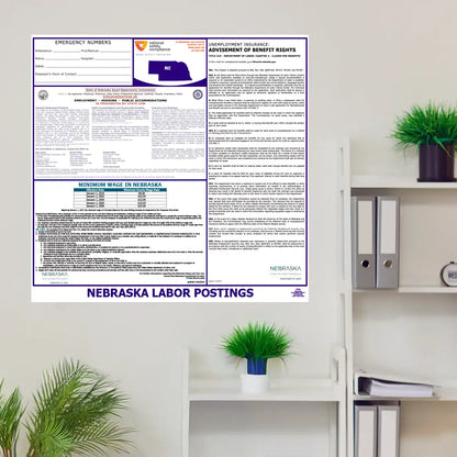 Nebraska Labor Law Poster in room