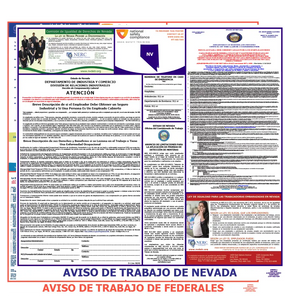 Nevada & Federal Labor Law Posters Spanish