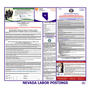 Nebraska Labor Law Poster English