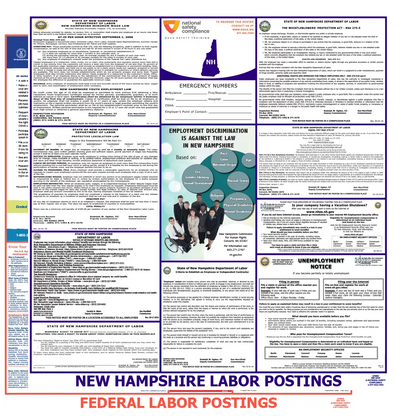 New Hampshire Labor Law Posters English