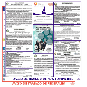 New Hampshire Labor Law Posters Spanish