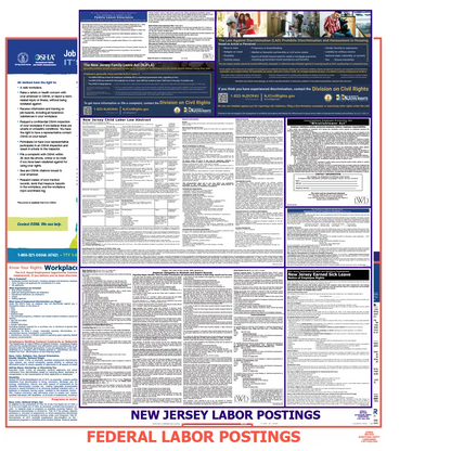 New Jersey & Federal Labor Law Posters English