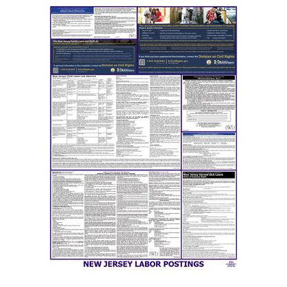 New Jersey Labor Law Poster English