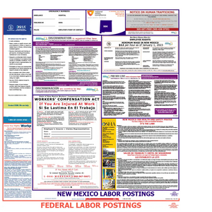 New Mexico & Federal Labor Law Poster English