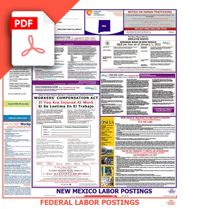 New Mexico & Federal Labor Law Posters PDF Downloads