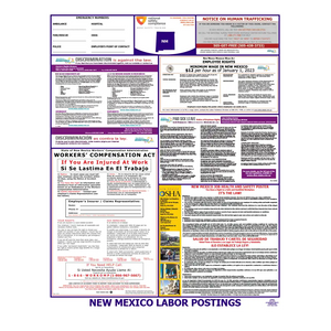 New Mexico Labor Law Poster English