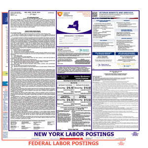 New York & Federal Labor Law Posters English